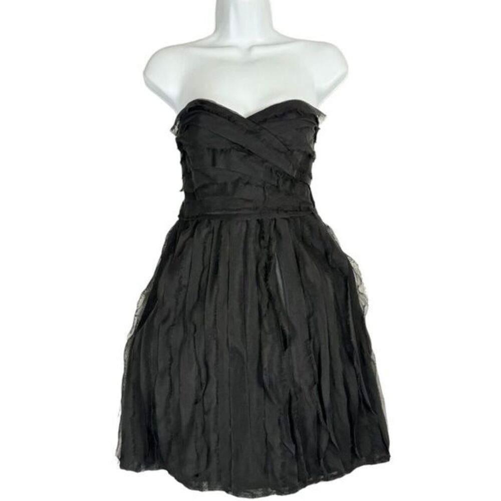 Y2K Diane Von Furstenberg Strapless‎ Silk Dress Size 2 Whimsigoth Grunge Witch